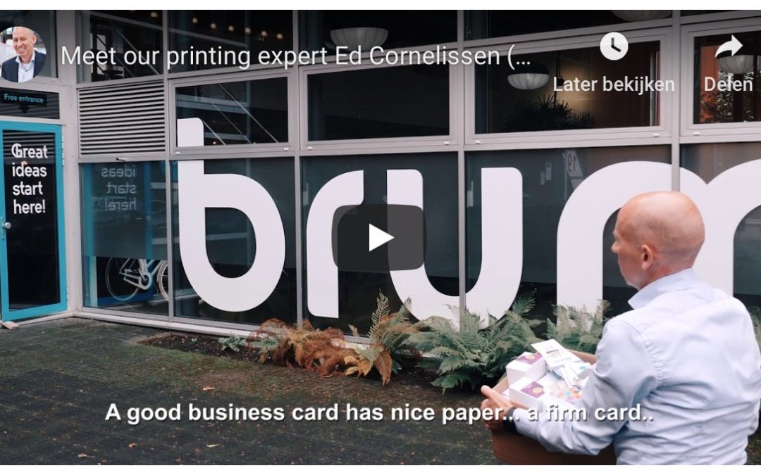 Good impression with firm business card