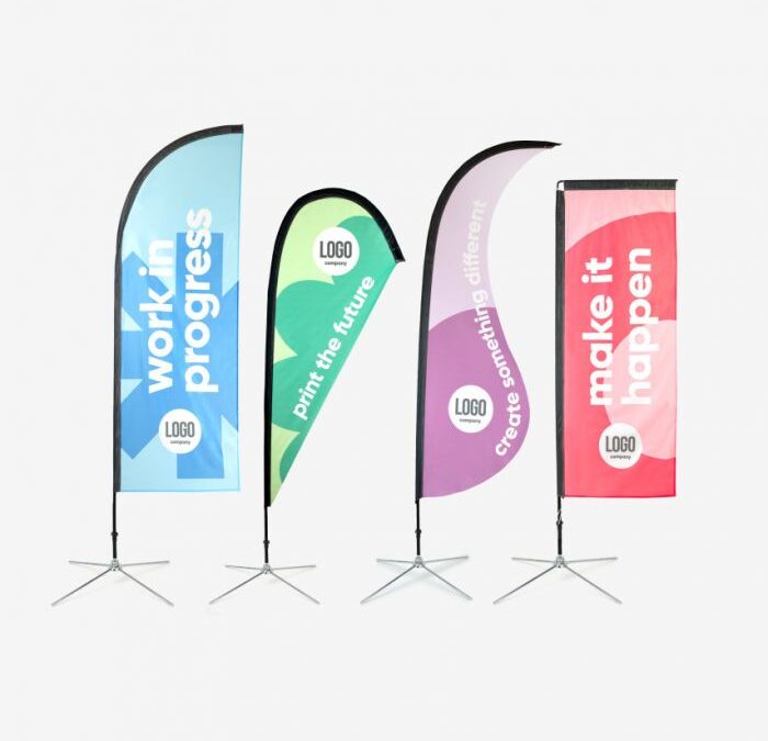 Stand out from the crowd with your personalised beach flags!